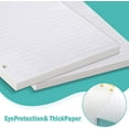 A6 Refill Paper, 80 Pages A6 Loose Leaf Paper 6 Hole Notebook Refills for 6 Ring Refillable