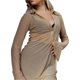 thumbnail image 2 of Sunloudy Vestido camisero con botones para mujer, mini vestido ajustado de manga larga de malla transparente de color sólido Sunloudy  moda, 2 of 10
