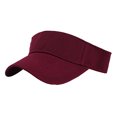 thumbnail image 1 of Jumpingount Sombrero para el sol para deportes - Gorra de mujer ajustable, cómoda, de secado rápido, tallada en huecos, amplia aplicación Sombreros Vino rojo, 1 of 6