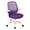 Purple, variant on Jackson Office Chair with Blue Fabric Mesh and White Frame including Flip Arms