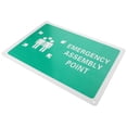 thumbnail image 3 of Shisuyan Emergency Assembly Signs Corrosion-Resistant Aluminum 1Set 13.7X9.8X0.03In, 3 of 8