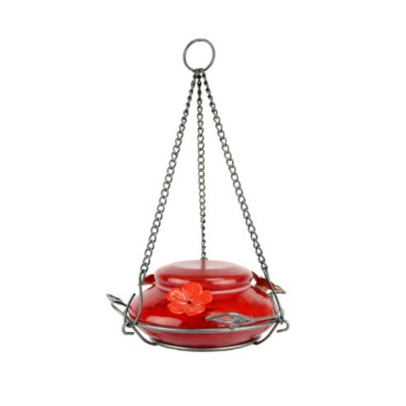 Nature's Way Modern Hummingbird Feeder, Red