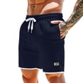 thumbnail image 1 of Xdzjlr Mens Sports Shorts,Summer Fit Fashionable Two Layer Design Versatile Daily Wear Lightweight Skin-Friendly Running Shorts For Men, 1 of 4