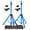 2PCS, variant on 5 Core Speaker Stand Tripod Floor Heavy Duty Adjustable Up to 72 Inch DJ Studio Monitor Stands Pole Mount - SS HD SKY BLU BAG