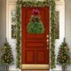 thumbnail image 3 of Nueva corona de árbol de Navidad hecha a mano para puerta de entrada, corona de puerta de entrada, corona de Navidad colgante para decoración navideña, 3 of 4