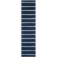 thumbnail image 3 of SAFAVIEH Martha Stewart Chalk Stripe Area Rug, Wrought Iron/Navy, 8' x 10', 3 of 3