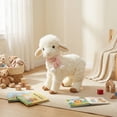 thumbnail image 5 of Plush Lamb Toys Stuffed Animal, Realistic Sheep Stuffed Animal Toy Characters Stuffed Filled in Limbs 12.2 Inch Soft Huggable for Kids with Stuffed Animals, 5 of 6