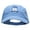 Sky Blue, variant on Cuba Flower Embroidered Low Profile Dyed Cotton Twill Cap - Peach OSFM