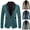 Gold, variant on UVEASISHA Men's Dinner Jacket Formal Performance Tuxedo Slim Fit One Button Stylish Party Prom Suit Jacket Fashion Contrast Collar Party Blazers Winter Savings,Green,XL