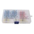 thumbnail image 2 of Conectores de alambre sellados con soldadura a prueba de agua 150PCS Kits de conectores a tope a prueba de agua Conectores de soldadura termorretráctiles para conectores de alambre autoadherentes, 2 of 5