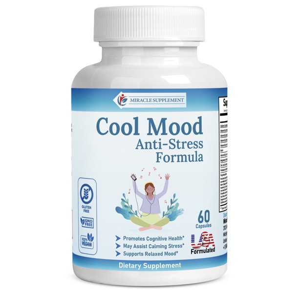 Premium Anxiety & Stress Relief Supplement with Vitamin B1, B2, B3, B5