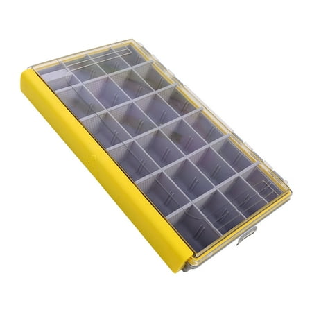 Lure Storage Box Organizers Fishing Tackle Box Portable Trays Clear Lid Baits Separator