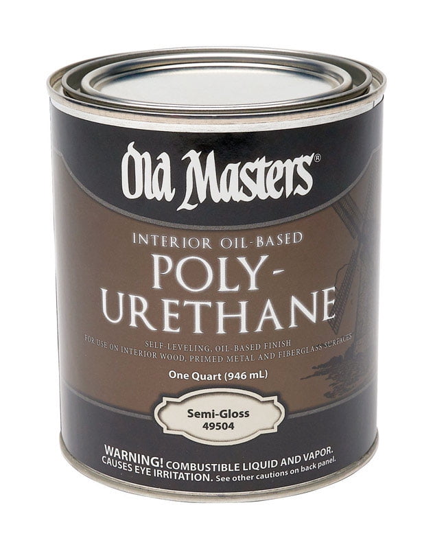 Old Masters Semi-Gloss Clear Oil-Based Polyurethane 1 qt