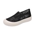 thumbnail image 2 of Willtoo Women's Lace Loafers Slip-On Soft-Soled Shoes Breathable Comfortable Flat Shoes Non Slip Lightweight Walking Shoes, 2 of 4