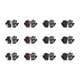 thumbnail image 3 of Sonducket 2 piezas de guantes de ciclismo resistentes al desgaste para mujer, herramientas antideslizantes para montar, verano, transpirables, a prueba de Ciclismo Negro METRO Sonducket OD026171-01, 3 of 6