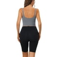 thumbnail image 3 of DARING DIVA Sports Bra Medium Support Workout Longline Yoga Tank Top M Light Gray, 3 of 6