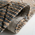 thumbnail image 5 of SAFAVIEH Natural Fiber Ezra Geometric Runner Rug, Natural/Blue, 2'3" x 9', 5 of 8