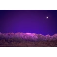 thumbnail image 2 of Welling, Dave 32x22 Black Ornate Wood Framed with Double Matting Museum Art Print Titled - CA, Alabama Hills Moon over the Eastern Sierras, 2 of 4