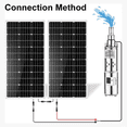 thumbnail image 4 of Bomba De Agua Eléctrica Con Energía Solar Para Jardín Plateada, 4 of 5
