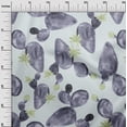 thumbnail image 3 of oneOone Rayon Blue Fabric Cactus Fabric For Sewing Printed Craft Fabric By The Yard 56 Inch Wide, 3 of 5