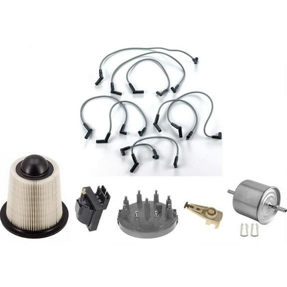 Air Gas Filter Spark Plug Ing. Wires Cap Coil for 94-95 Ford Mustang GT 5.0L