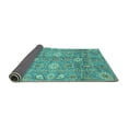 thumbnail image 2 of Ahgly Company Indoor Rectangle Oriental Turquoise Blue Traditional Area Rugs, 7' x 9', 2 of 4
