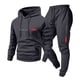 thumbnail image 2 of Ceisia Men's Slim Fit Hooded Tracksuit Set Long Sleeve Pullover with Elastic Waist Joggers Casual Sports 2-Piece Outfit Gifts, 2 of 3