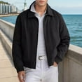 thumbnail image 2 of Kureaily Spring And Fall Models Simple Com Muter Jacket Men's Zipper Lapel Jacket Jacket, 2 of 8