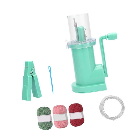 AOOOWER Hand Cranked Knitting Machine Knitting Mill Machine Manual Cord Knitter With Yarn Needle Cord for Bracelets Braiding