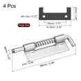 thumbnail image 2 of Unique Bargains Spring Loaded Latch Pin, 4 Pack 3.46' - 304 Stainless Steel Spring Latch, Left-Handed with Hole (Silver), 2 of 5
