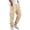 AP16_Beige, variant on Sweatpants for Men Drawstring Elastic Waist Cargo Joggers with Pockets Casual Sweat Pants Light Gray 2XL