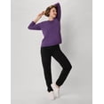 thumbnail image 6 of Hanes EcoSmart Women's Fleece Sweatpants with Cinched Cuffs, 30" Ebony 2XL, 6 of 8