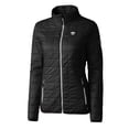 thumbnail image 2 of Women's Cutter & Buck Black Kansas State Wildcats Rainier Eco Insulated Puffer Full-Zip Jacket, 2 of 3
