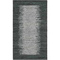 SAFAVIEH Vintage Leather Rordan Diamond Trellis Area Rug, Light Grey/Charcoal, 4' x 6'