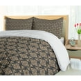 thumbnail image 5 of Ambesonne Classical Duvet Cover Sets, Classic Orient Curves, 2-King, Dark Sepia Tan, 5 of 7