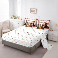 thumbnail image 3 of Homewish Vintage Halloween Dog 7-Piece Twin Bedding,Autumn Pumpkin Lantern Bedding Comforter Set,Cream,Polkadot Reversible, 3 of 8