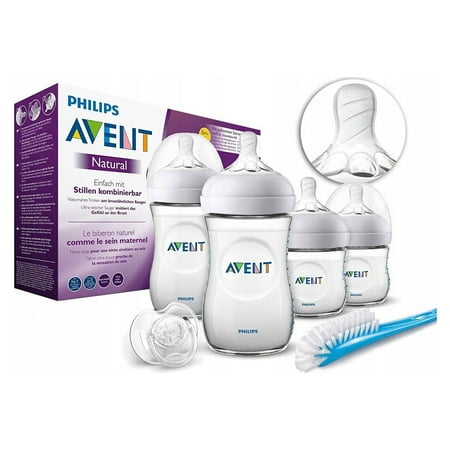 Natural Newborn PP Baby Bottle Set