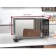 thumbnail image 2 of Emerson MWG1191SB Horno microondas para encimera con función de parrilla de 1100 W, elegante acabado espejado, 10 niveles de potencia, 6 menús automáticos, plato giratorio de vidrio y bloqueo seguro p, 2 of 5