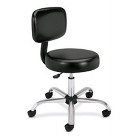 Medical Exam Stool- Adjustable Height- 24-.25in.x27.25in.x36in.- BK