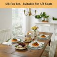 thumbnail image 6 of Summer Slippers Round 13 Inch Placemats Set of 2, Tropical Botanical Palm Leaves Rustic HeatResistant Non Slip Place Mats for Dining Table, Wipeable Braided Kitchen Table Mats for Housewarming, 6 of 9