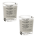 thumbnail image 1 of Vaso de 2 onzas de vidrio con escala - cuadrado 60ml negro Adepaton CPB-DE-LYY1237-1, 1 of 5
