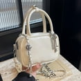 thumbnail image 2 of IELGY high-end eel pattern fashionable versatile chain messenger bag, portable small square bag, 2 of 2