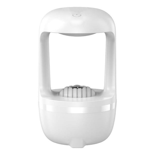 Humidificador de antigravedad Humidificador de escritorio Escasez de agua y protección contra fallas de energía Tanque de agua portátil de 500 ml para decoración de oficina Blanco Gloria Humidificador de niebla fría
