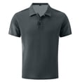 thumbnail image 2 of Breeze Capri Polo Shirt for Men Beer Belly Stiff Collar Waffle Shirts for Golf Business Casual 2026 Summer Quick Dry, 2 of 7