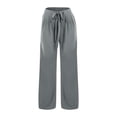 thumbnail image 4 of WAYUTE Girls Wide Leg Pants Trousers Loose Fit Long Pants Comfortable Stretchy Soft Fabric for Play and Casual Daily Wear, 4 of 4