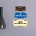 thumbnail image 4 of Signs ByLITA Fancy Do Not Move Items That Aren't Yours Sign (Blue) - Large, 4 of 8