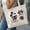 Black, variant on Mickey and Minnie Zippered Tote Bag, Disney Couple Tote, Cartoon Character Bag, Travel Tot
