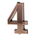 thumbnail image 1 of yuksok Copper Plaque Number House Address Digits Sticker Plate Sign 4 Number 4, 1 of 7