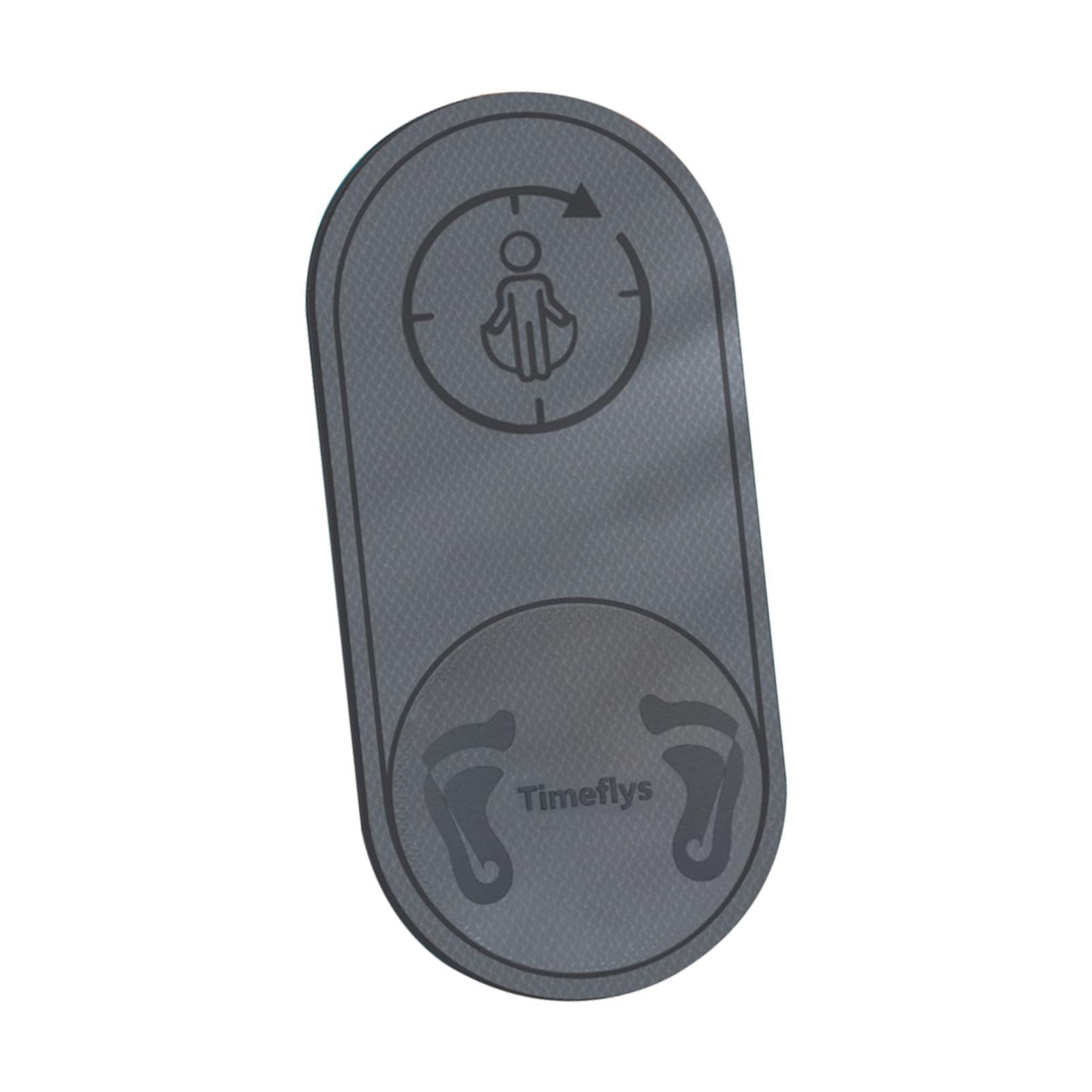 Baoblaze Jump Rope Mat Non Slip Jumping Rope Mat for Training Indoor Outdoor Children Gray