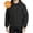 Black, variant on Men’s Duck Cloth Hooded Work Jacket. J763H., Charcoal, 2XL, Men's Athletic Sweatshirts